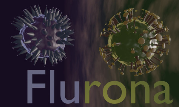 Flurona é um nome formado com base na fusão dos termos “flu” (que significa “gripe”, em inglês) e “rona” (retirado do termo coronavírus).