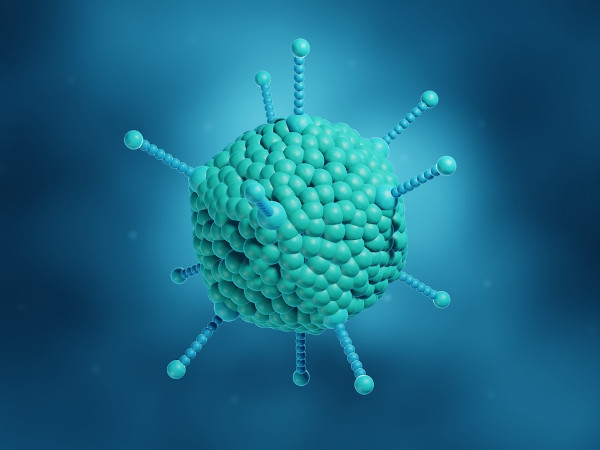 Ilustração do adenovírus