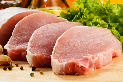 A carne de porco é uma importante fonte de vitamina B6